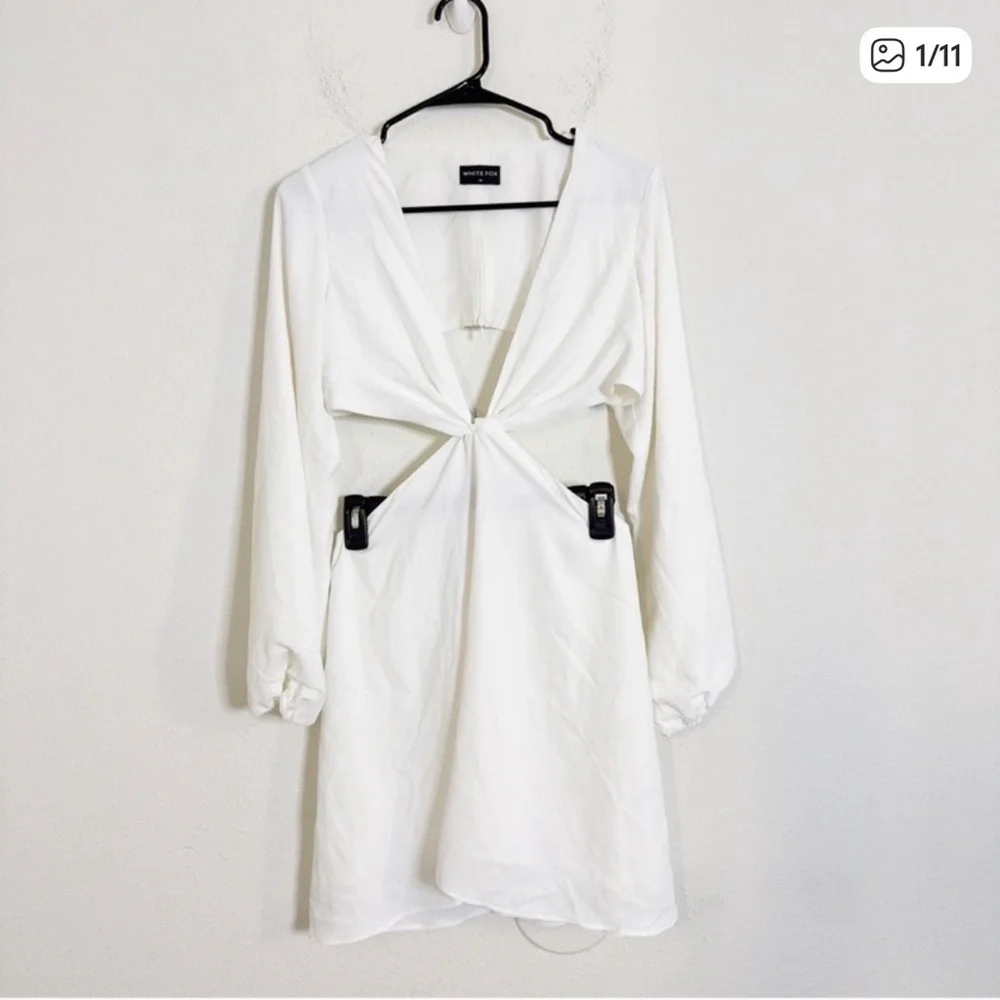 WHITE FOX DRESS - Picture 1 of 5